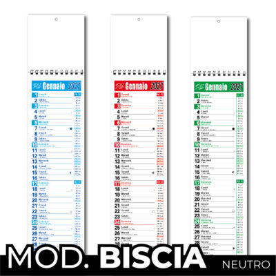 MOD. BISCIA NEUTRO - Testata in cartoncino